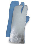Non flammable metalized gloves 3 fingers38 cm