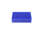 Wax block 91 x 147 x 37 mm  - Blue
