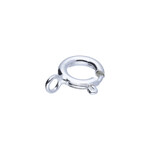 Silver clasp 925 round 5 mm